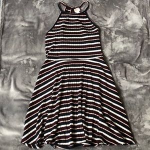 Halter Top Striped Dress